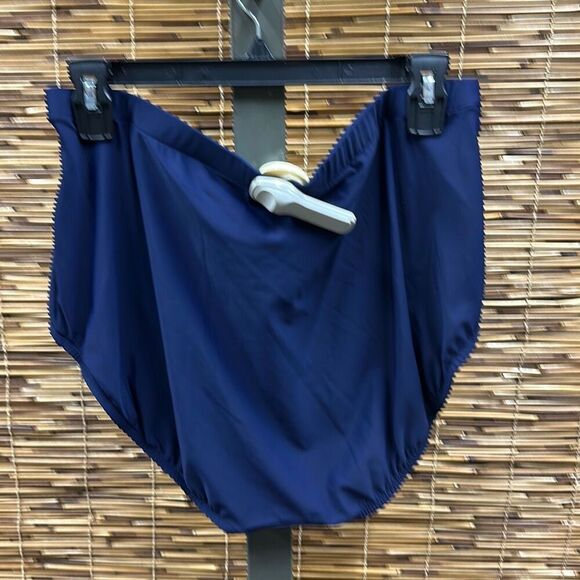 Swim Solutions Women S Navy Basic Brief Swim Bottoms Size 20W - Picture 3 of 3